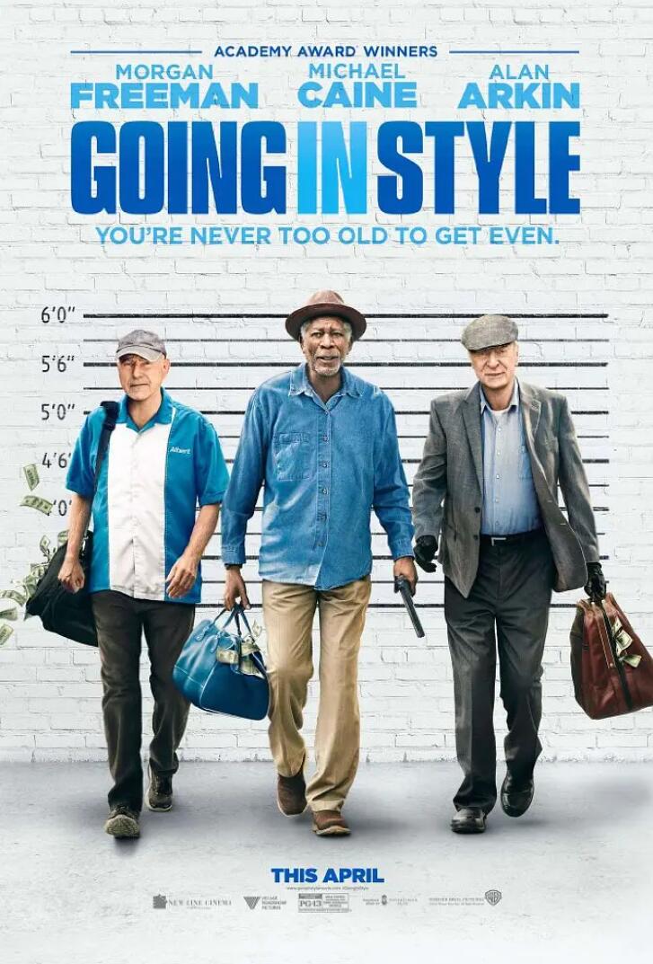 摩根弗里曼犯罪喜剧片Going in Style《三个老枪手》2160P蓝光电影下载